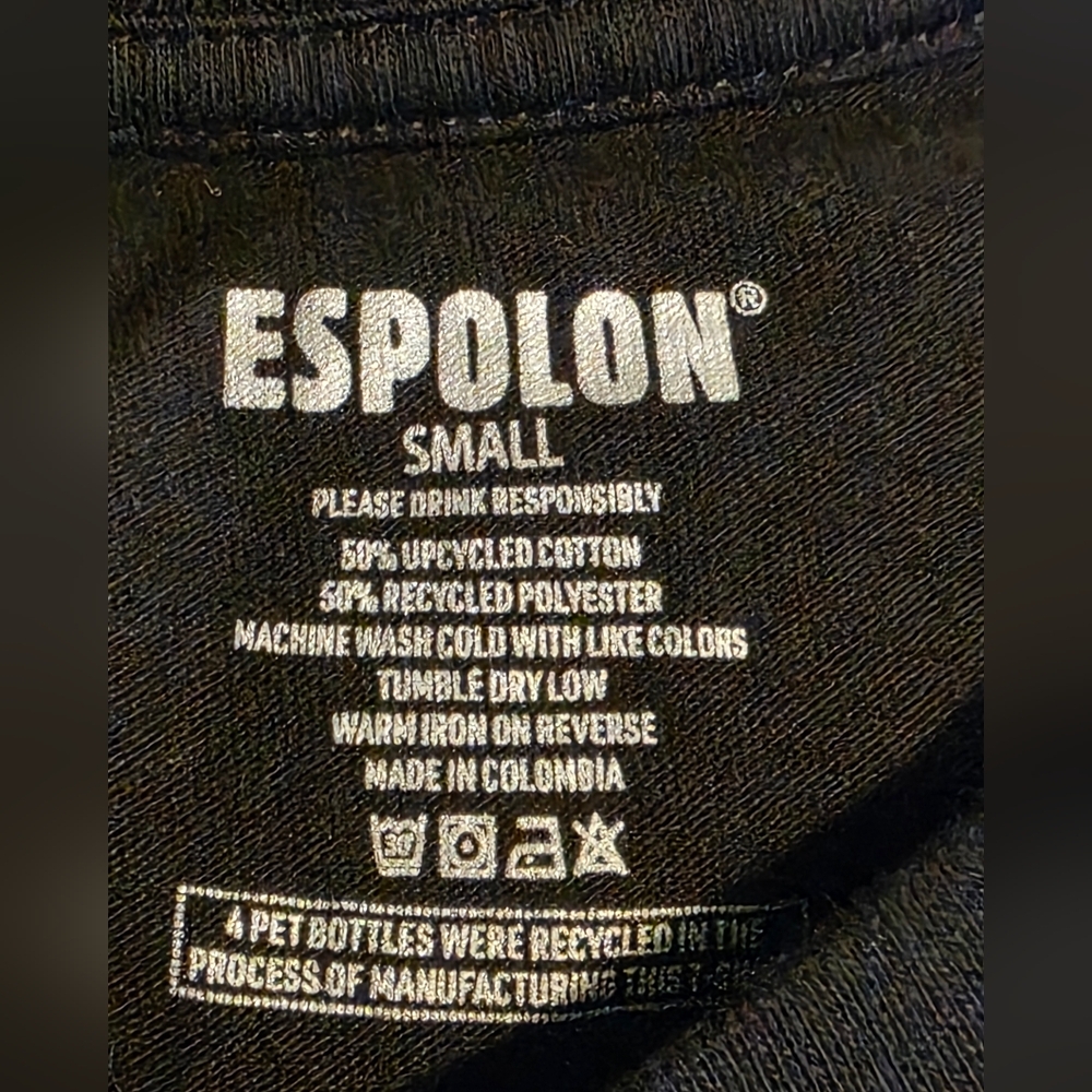 Espolon Tequila Black Graphic T Shirt Size S - Picture 2 of 4